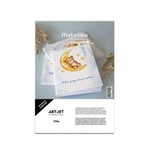ART-JET MATELINA NOGAL EUROPEO 230 GRS A4 50 HOJAS