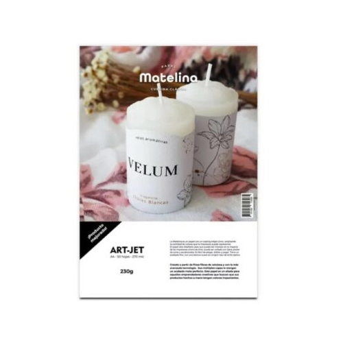ART-JET MATELINA CUERINA CLASICA 230 GRS A4 50 HOJAS