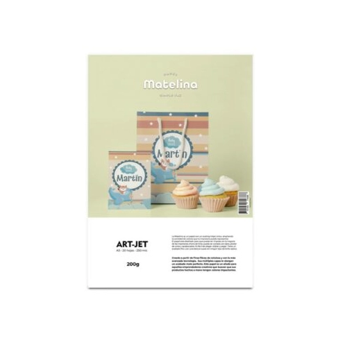 ART-JET MATELINA SIMPLE FAZ 200 GRS A3 20 HOJAS
