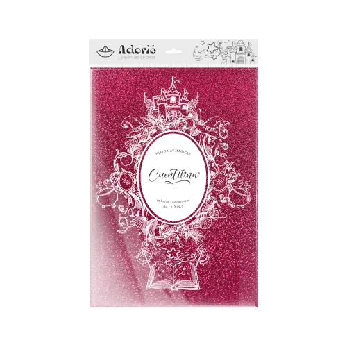 CUENTILINA ADORIÉ ROSA SIRENA 290 GR A4 10 HOJAS