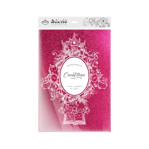 CUENTILINA ADORIÉ LAVANDA DEL BOSQUE 290 GR A4 10 HOJAS