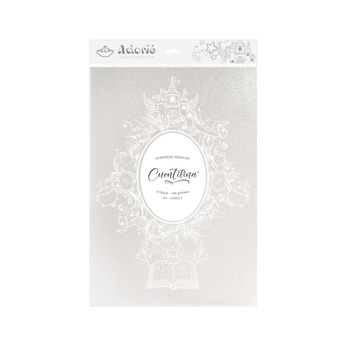 CUENTILINA ADORIÉ BLANCO PALACIO POLAR 290 GR A4 10 HOJAS