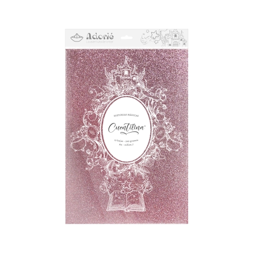 CUENTILINA ADORIÉ ROSA HECHIZO DE AMOR 290 GR A4 10 HOJAS