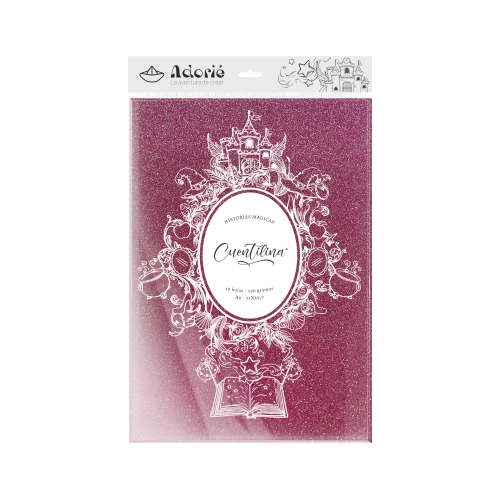 CUENTILINA ADORIÉ VIOLETA VALLE DE FANTASIA 290 GR A4 10 HOJAS