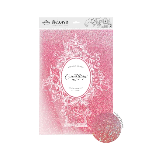 CUENTILINA ADORIÉ ROSA MELOCOTON 290 GR A4 10 HOJAS