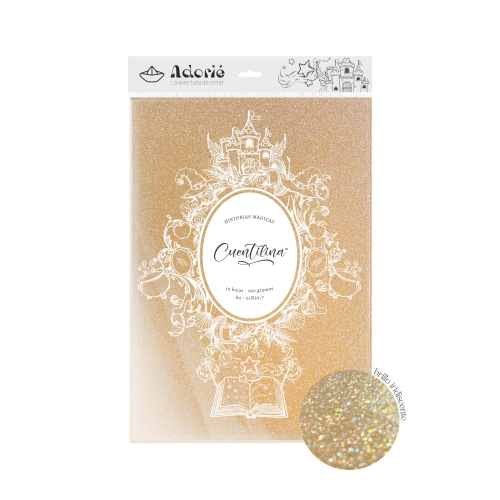 CUENTILINA ADORIÉ CORAL DEL MAR 290 GR A4 10 HOJAS