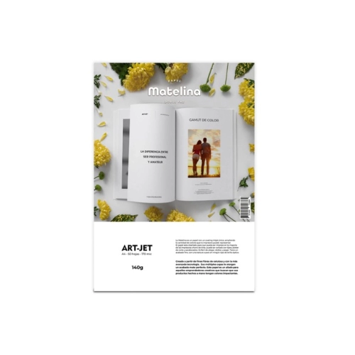 ART-JET MATELINA DOBLE FAZ 140 GRS A4 50 HOJAS